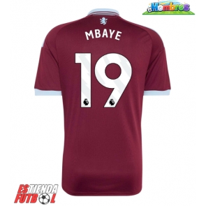 Aston Villa Ibrahim Mbaye #19 Primera Equipación 2026-27 Manga Corta